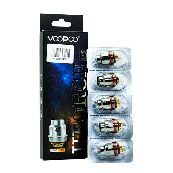 VooPoo UFORCE Replacement Coils (Pack of 5) U6 0.15ohm Sextuple Coil