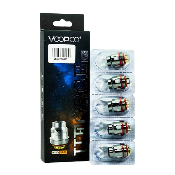 VooPoo UFORCE Replacement Coils (Pack of 5) U8 0.15ohm Octuple Coil