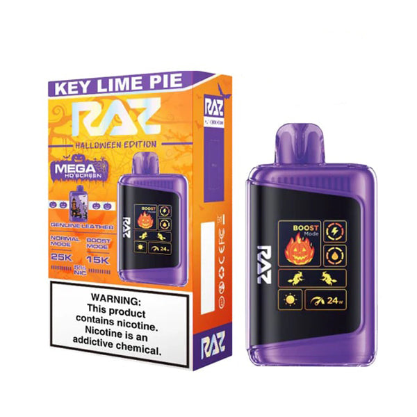 RAZ DC25000 Disposable 25000 Puffs 16mL 50mg key lime pie with packaging