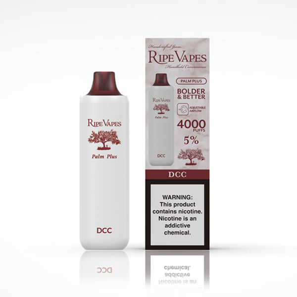 Ripe Vape Palm Plus Disposable dcc with packaging