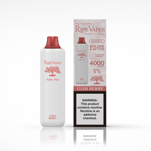 Ripe Vape Palm Plus Disposable lush berry with packaging