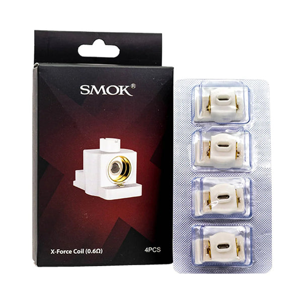SMOK X-Force Replacement Coils (4-Pack) 0.6ohm with packaging