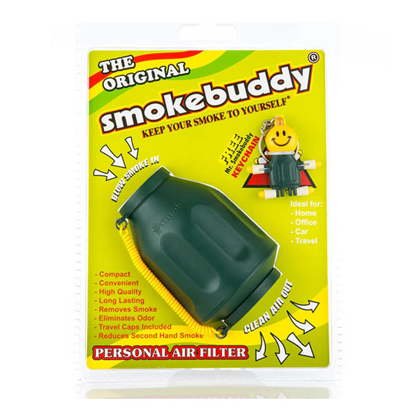 Smokebuddy (Air Filter) Original Personal Air Filter green packaging