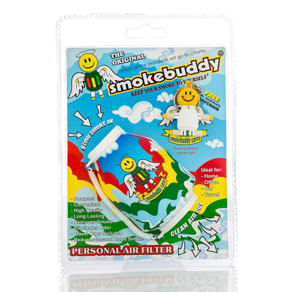 Smokebuddy (Air Filter) Original Personal Air Filter smokebuddy cares packaging