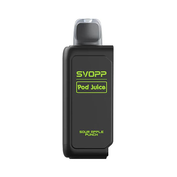 SVOPP Pod Juice E-Cig Disposable 30000 Puff 13mL 50mg sour apple punch