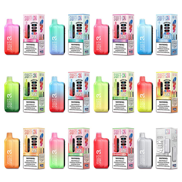 SWFT 3TK Nic + Sweet + Ice Control Disposable Group Photo