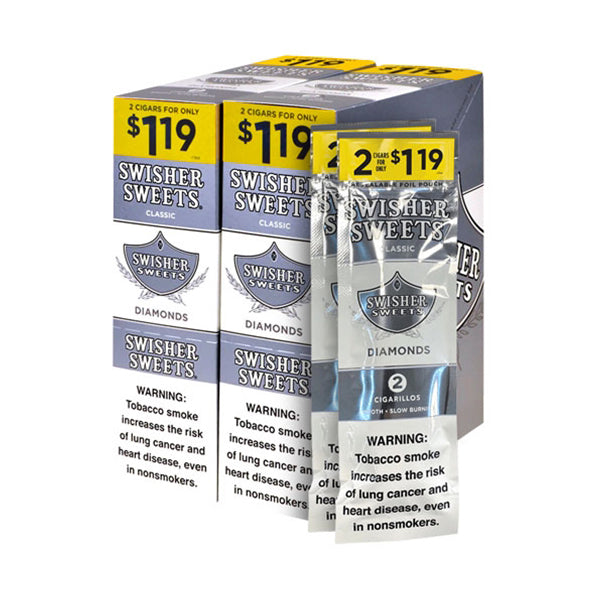 Swisher Sweets (DSPLY 15pc) Classic diamonds packaging