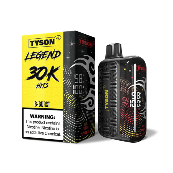 Tyson 2.0 Legend Disposable b-burst with packaging