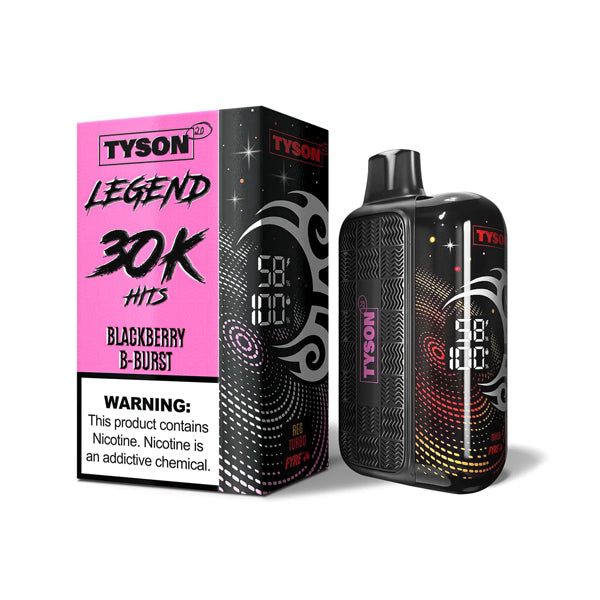 Tyson 2.0 Legend Disposable blackberry b-burst with packaging