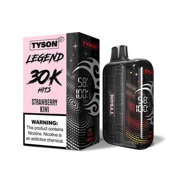 Tyson 2.0 Legend Disposable strawberry kiwi with packaging