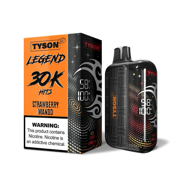 Tyson 2.0 Legend Disposable strawberry mango with packaging