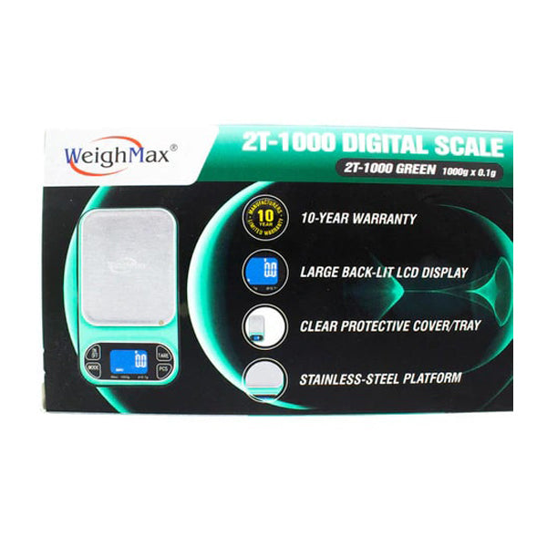 WeighMax (Scale) 2T-100 Digital Scale green packaging