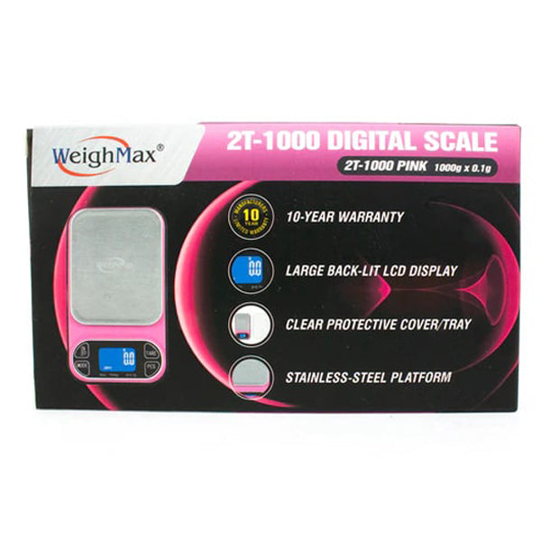 WeighMax (Scale) 2T-100 Digital Scale pink packaging