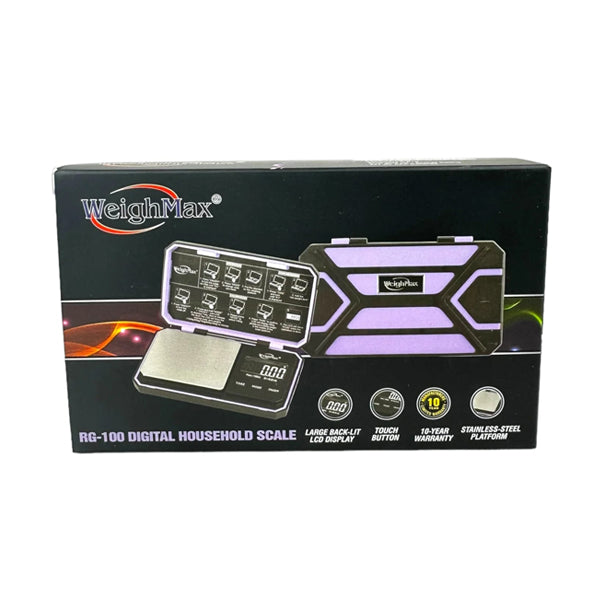 WeighMax (Scale) RG-100 purple packaging