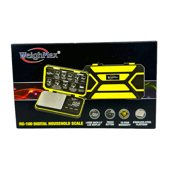 WeighMax (Scale) RG-100 yellow packaging