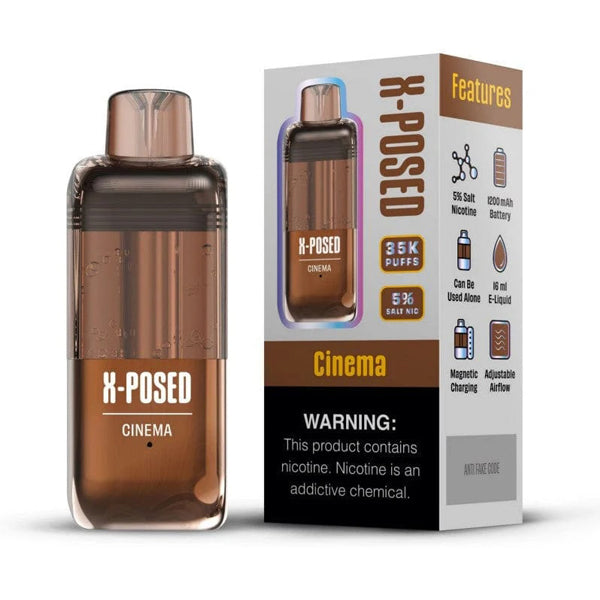 X-Posed Disposable cinema with packaging