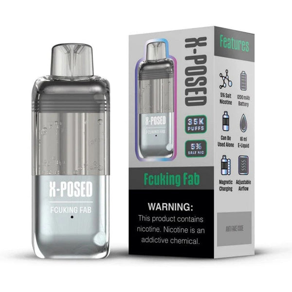 X-Posed Disposable fcuking fab with packaging