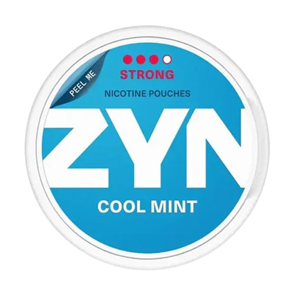 ZYN Nicotine Pouches (15ct Can)(5-Can Pack) cool mint strong