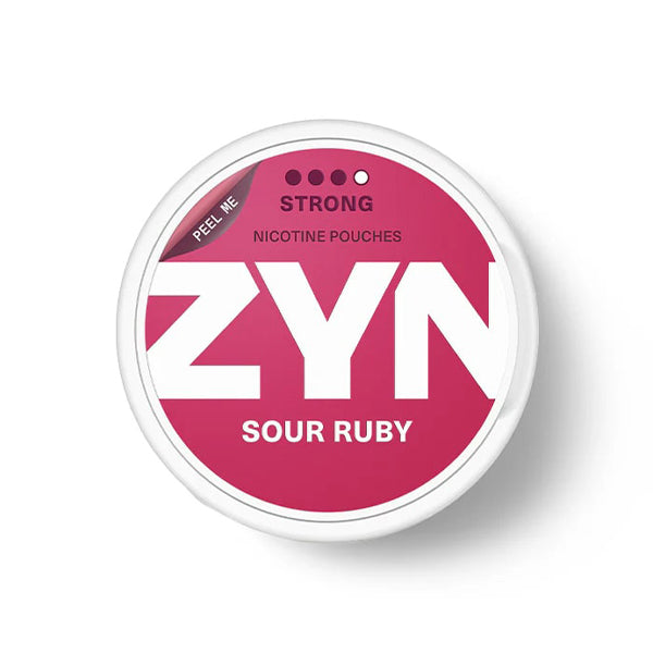 ZYN Nicotine Pouches eu edition sour ruby strong