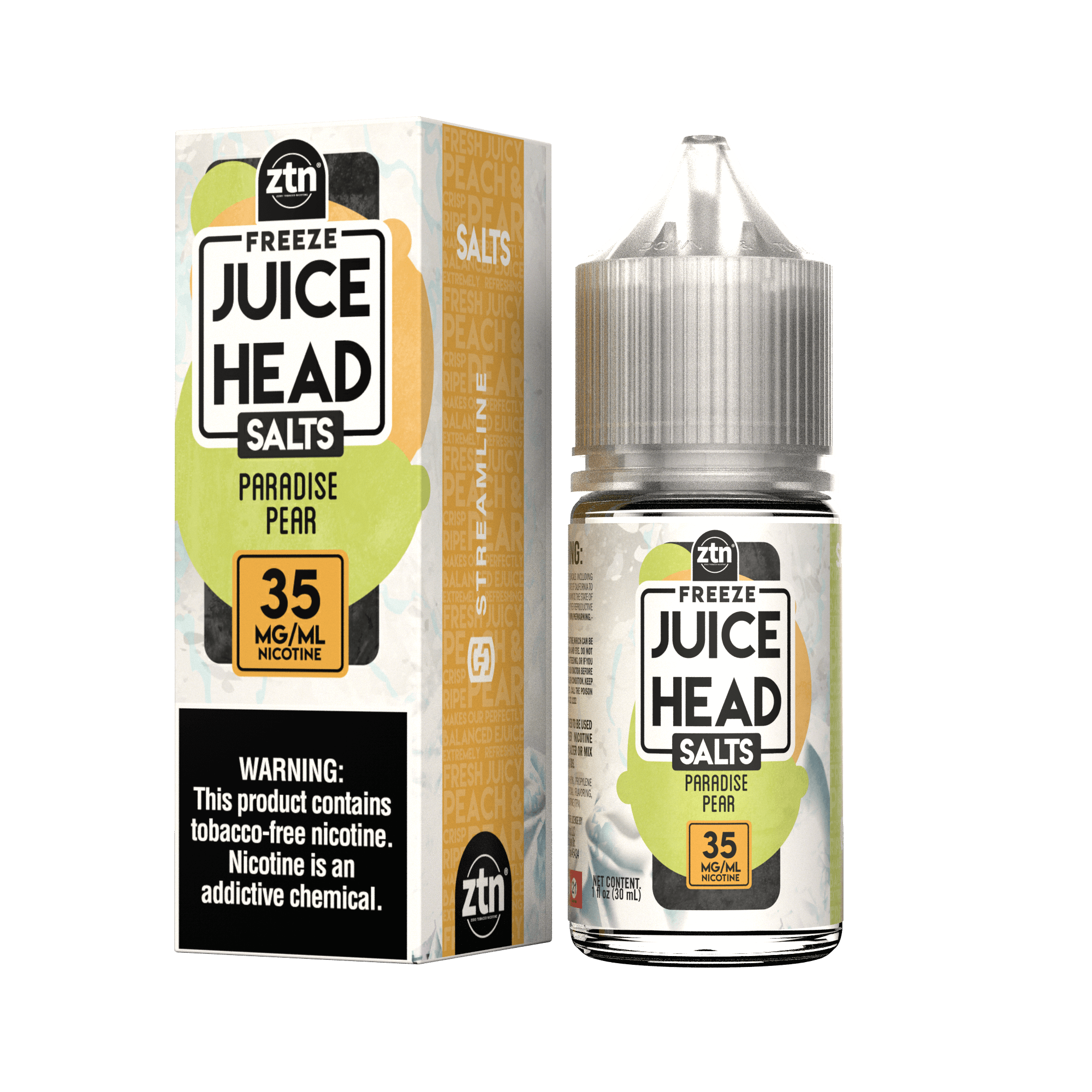 Paradise Pear Freeze (ZTN) - Juice Head Salts 30mL With Packaging