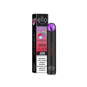 BLVK Ello Disposable | 2500 Puffs | 7mL Grapple Ice with Packaging