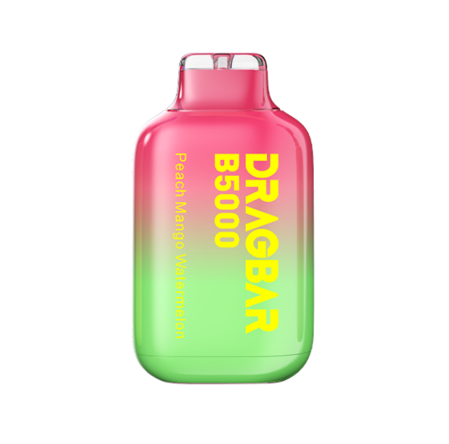 DRAGBAR B5000 Disposable | 5000 Puffs | 13mL | 50mg Peach Mango Watermelon