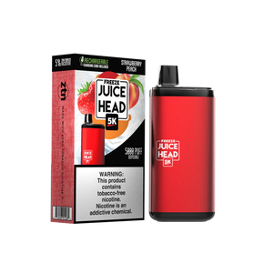 Juice Head 5K Disposable | 14mL | 50mg Strawberry Peach Freeze with Packaging