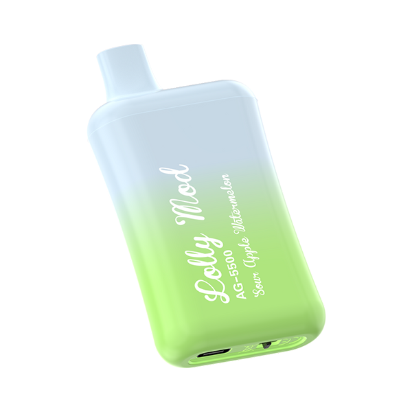 Lolly Mod Disposable | 5500 Puffs | 14mL | 50mg Sour Apple Watermelon