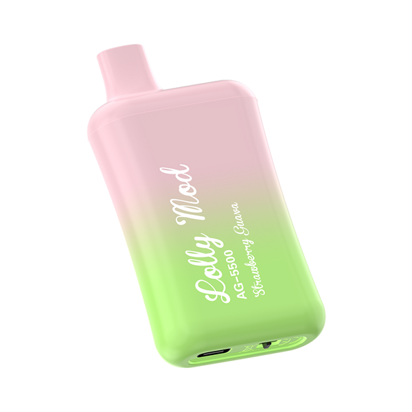 Lolly Mod Disposable | 5500 Puffs | 14mL | 50mg Strawberry Guava