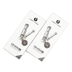 Lost Vape UB Mini Replacement Coils | 5-pack Group Photo With Packaging