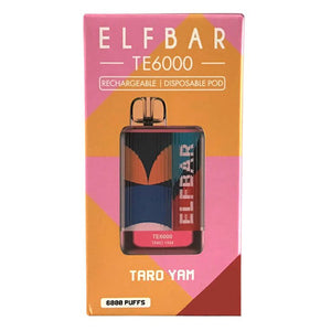 Elf Bar TE6000 Disposable Taro Yam Packaging