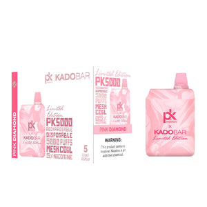 KadoBar PK5000 5000 Puffs 14mL 50mg Disposable Pink Diamond with Packaging