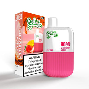 Juice Roll-Upz 8000 puffs 15mL Disposable Strawberry Mango with Packaging