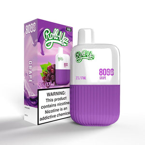 Juice Roll-Upz 8000 puffs 15mL Disposable Grape with Packaging