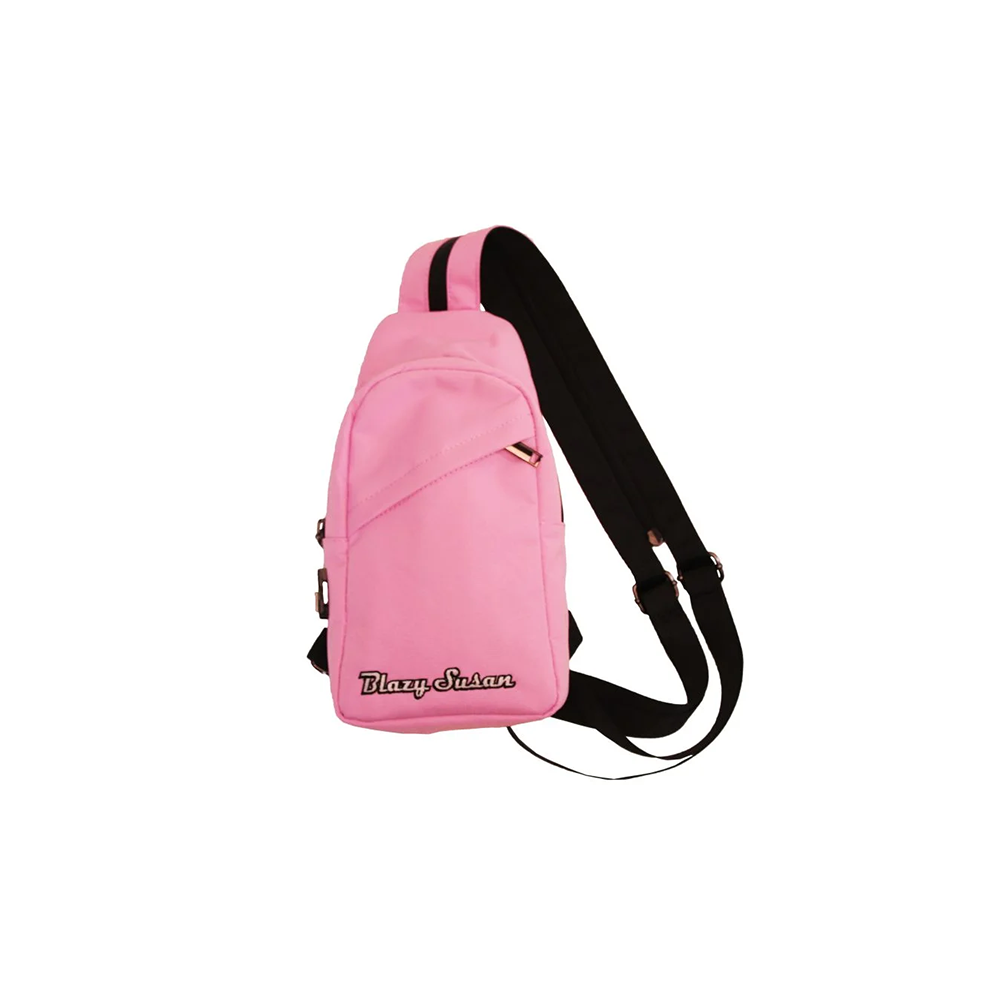 Blazy Susan Smell Proof Carbon Crossbody Pink Bag