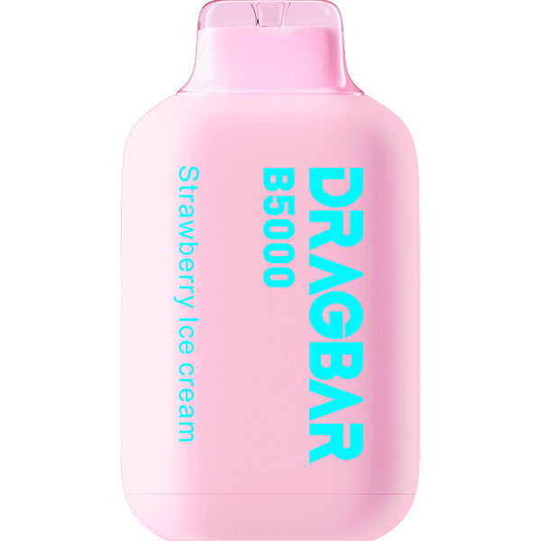 DRAGBAR B5000 Disposable | 5000 Puffs | 13mL | 50mg Strawberry Ice Cream