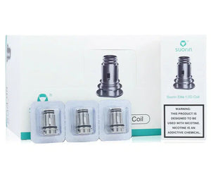 Suorin Elite Coils (3-Pack) 1.0 ohm Coil Packaging