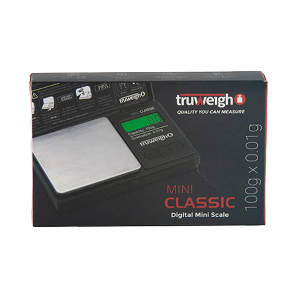 Truweigh Mini Classic 100g x 0.01g Scale with Packaging