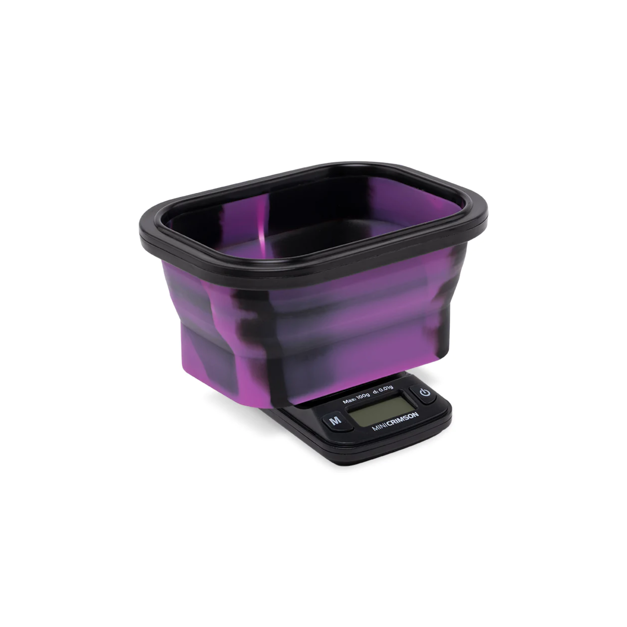 Truweigh Mini Crimson Scale Collapsible Bowl Black Purple
