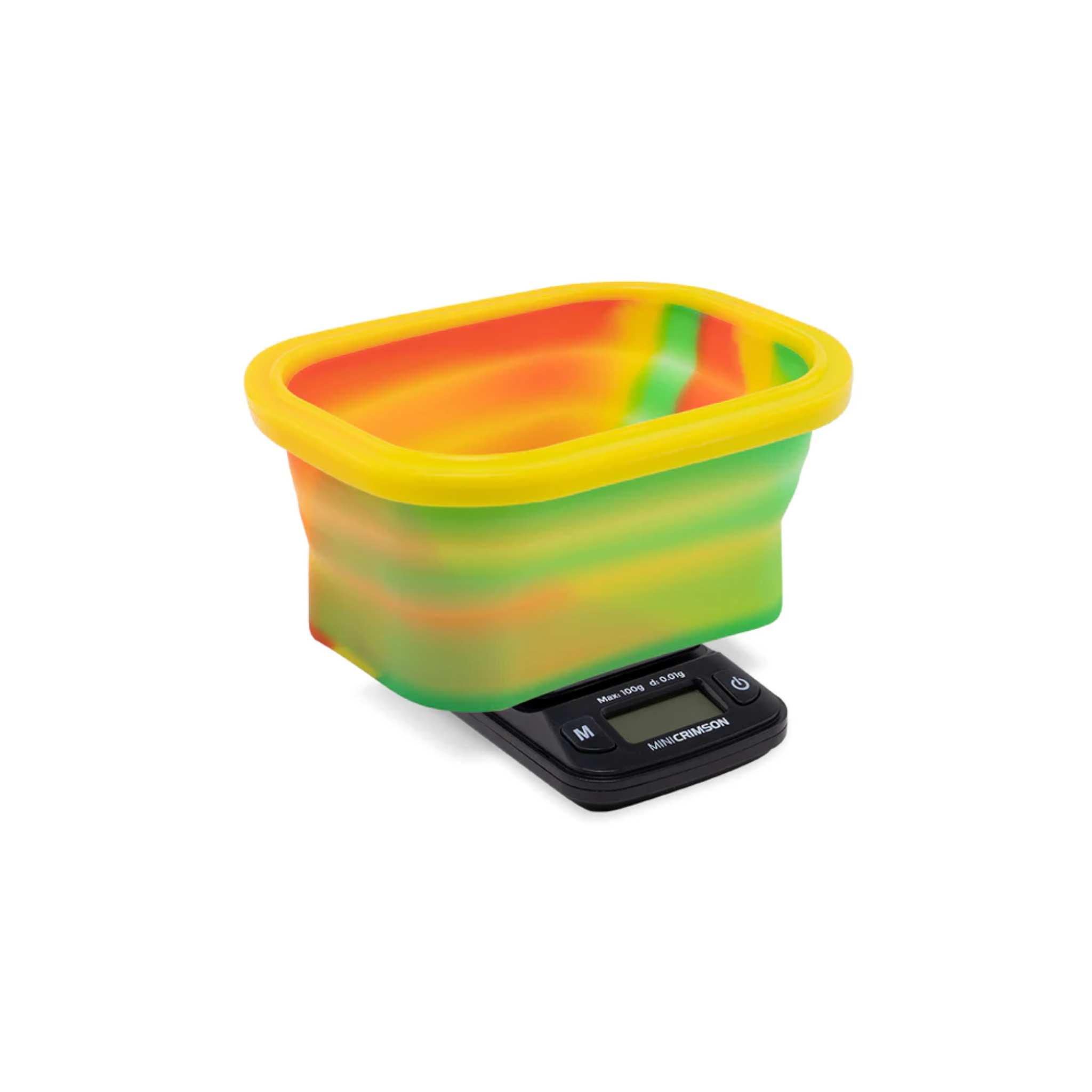 Truweigh Mini Crimson Scale Collapsible Bowl Rasta
