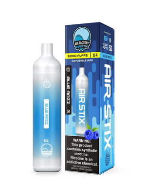 Air Factory Air Stix Disposable | 3000 Puffs | 8mL Blue Razz 5% with Packaging