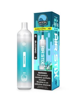 Air Factory Air Stix Disposable | 3000 Puffs | 8mL Blizzard 5% with Packaging