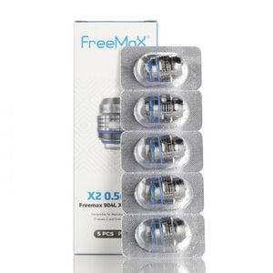 FreeMaX Maxluke 904L X2 0.5 ohm Replacement Coils (5-Pack)