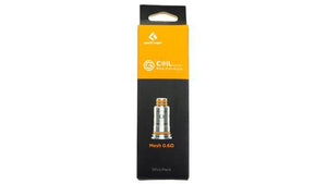GeekVape G Coils Pod Formula (5-Pack) 0.6ohm Mesh with packaging