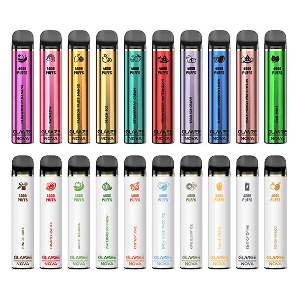 Glamee Nova Disposable | 4000 Puffs | 16mL Group Photo