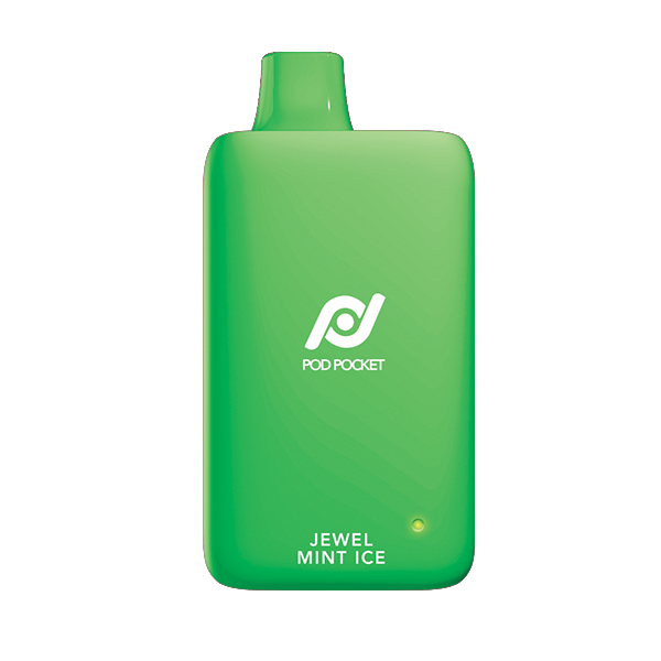 Pod Pocket Disposable | 7500 Puffs | 14mL | 50mg Jewel Mint Ice