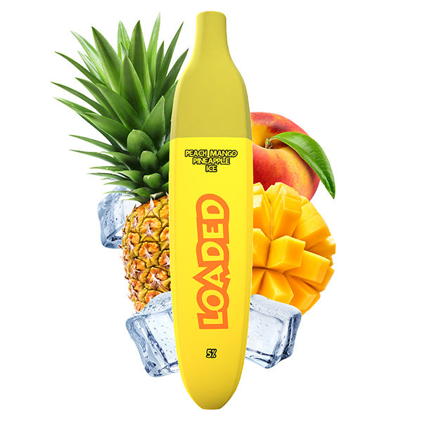 Loaded Banana TFN Disposable | 2500 Puffs | 5mL Peach Mango Pineapple Ice
