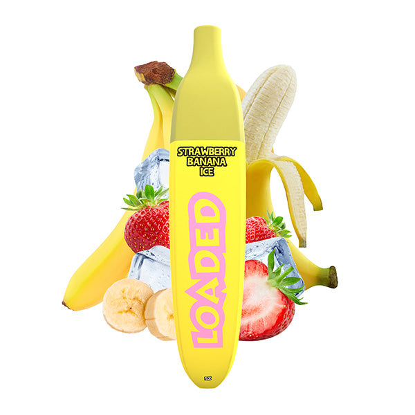 Loaded Banana TFN Disposable | 2500 Puffs | 5mL Strawberry Banana Ice