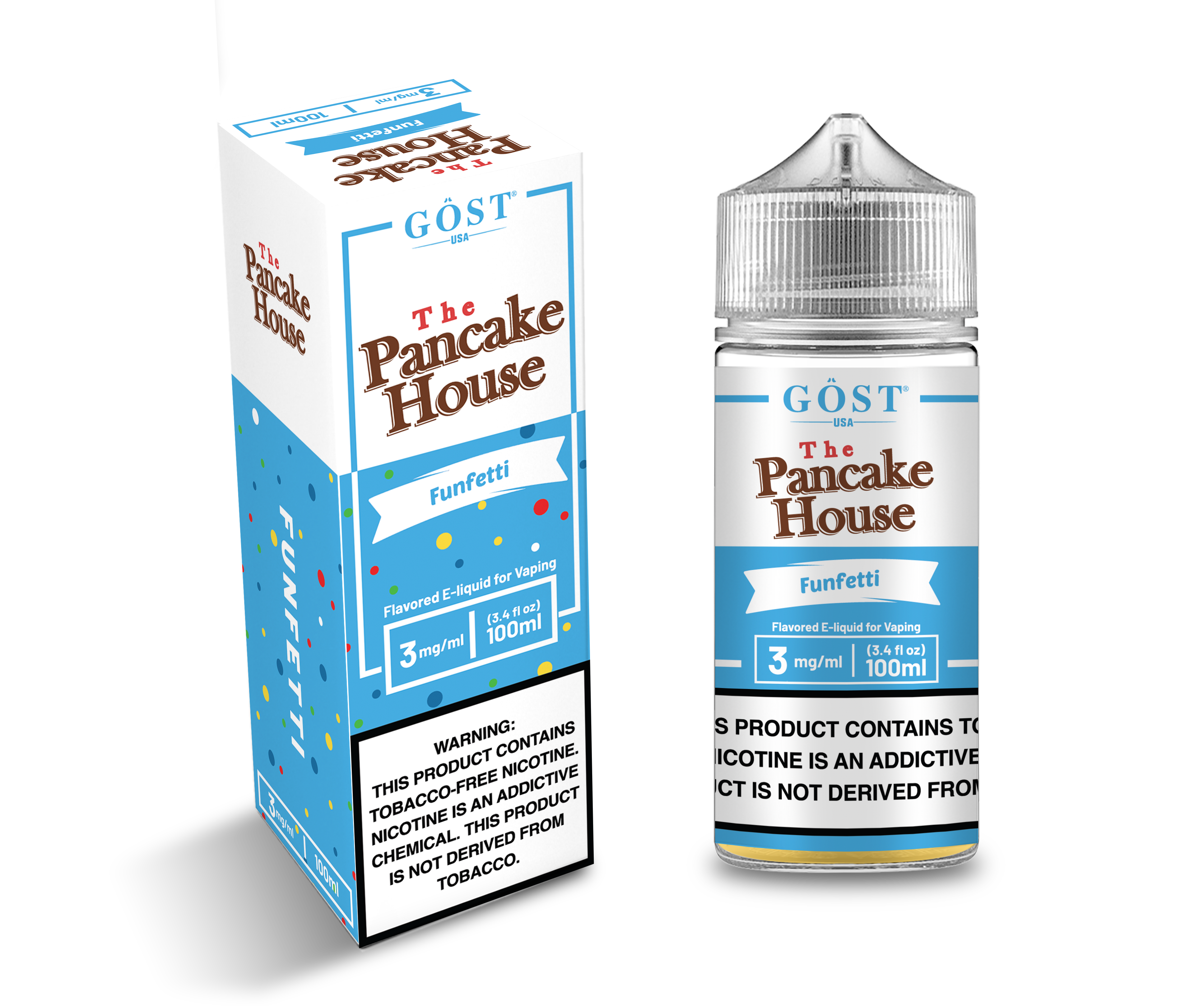 Funfetti by GOST The Pancake House Series 100mL With Packaging