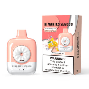 Binaries Cabin Disposable SE | 6000 Puffs | 12mL | 50mg Pink Lemonade Ice with Packaging